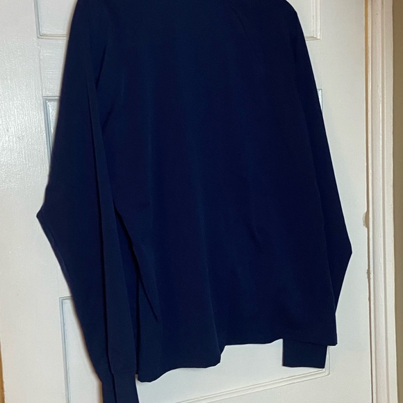 Medcouture navy zip up jacket. Perfect to wear with scrubs woman’s size large. - Picture 3 of 5